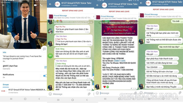 Lừa đảo qua tin nhắn trên Telegram