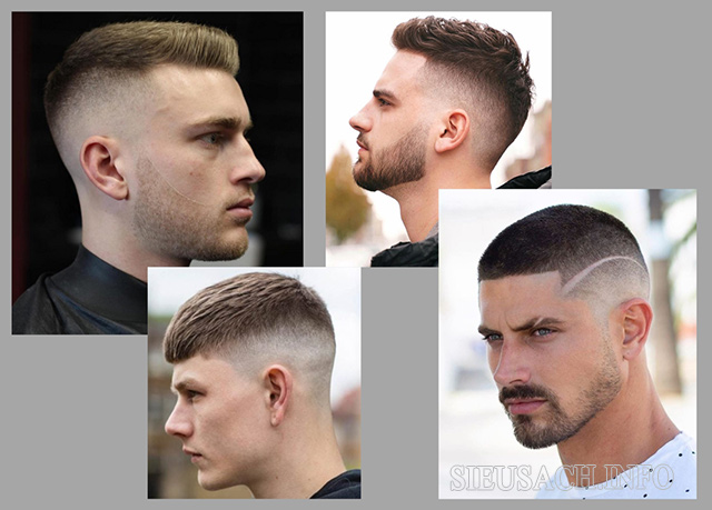 Kiểu tóc buzzcut cho nam giới sở hữu khuôn mặt chữ điền