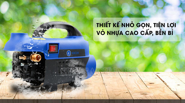 máy rửa xe mini có thiết kế gọn nhẹ