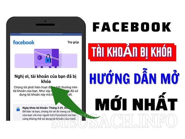 Mở khóa tài khoản Facebook