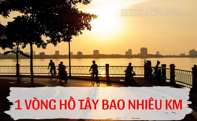 Một vòng hồ Tây khoảng 17 km