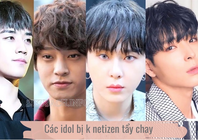 Các idol kpop bị k netizen tẩy chay