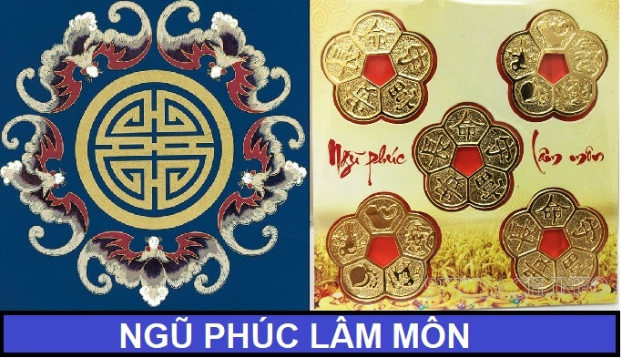 Ngũ phúc lâm môn là niềm ao ước về phúc lộc, tài lộc đến với gia đình