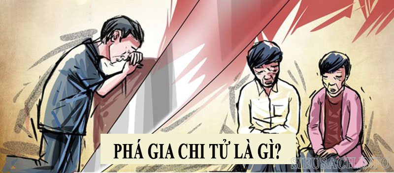 Phá gia chi tử là để chỉ những đứa con khiến gia đình lụi bại