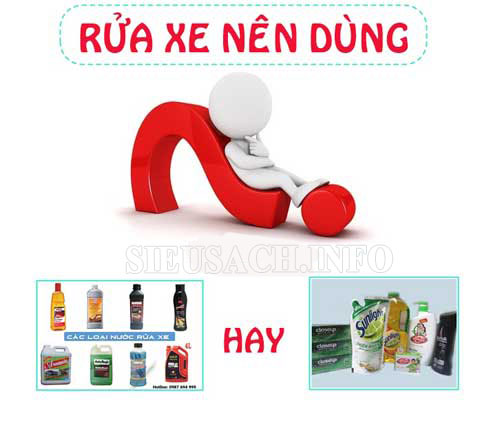 Dung dịch rửa xe máy nào tốt cho xe