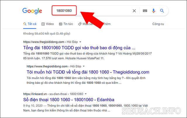 Tra số điện thoại lạ bằng google xem có phải là số lừa đảo không