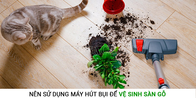 Máy hút bụi đa năng là thiết bị lý tưởng để làm sạch sàn gỗ