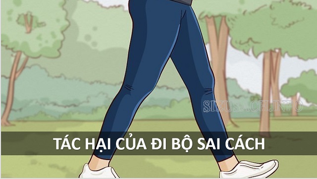 Tác hại của đi bộ quá nhiều và sai cách