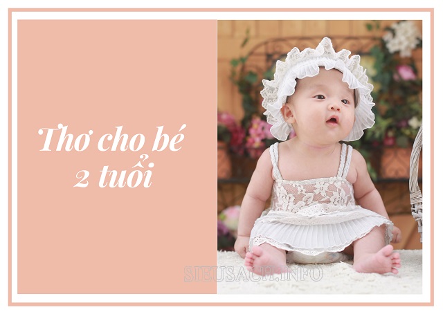 Những bài thơ hay dành cho bé 2 tuổi