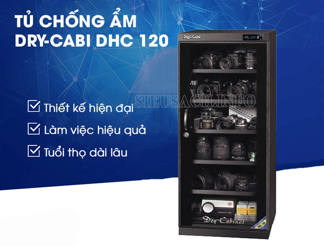 Top 5 tủ hút ẩm Dry-Carbi DHC-120