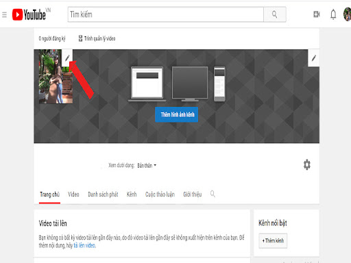 Cách thiết lập kênh Youtube - Chọn ảnh đại diện cho kênh Youtube