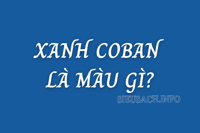 Xanh coban gam màu được nhiều bạn trẻ yêu thích