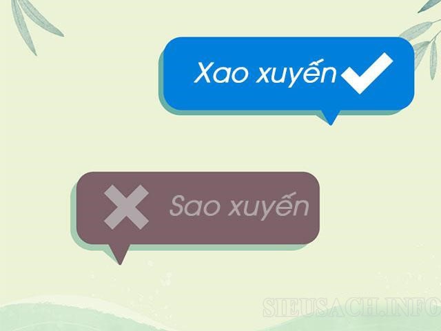 Xao xuyến mới là từ đúng chính tả