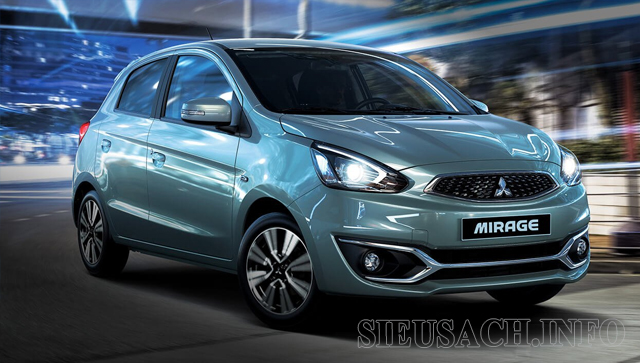 Xe ô tô tiết kiệm xăng nhất hiện nay Mitsubishi Mirage